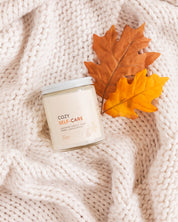 Fall Scented Soy Candle – Choose Your Scent | Affirmation Candle for Gratitude, Rest & Renewal | Cozy Gift