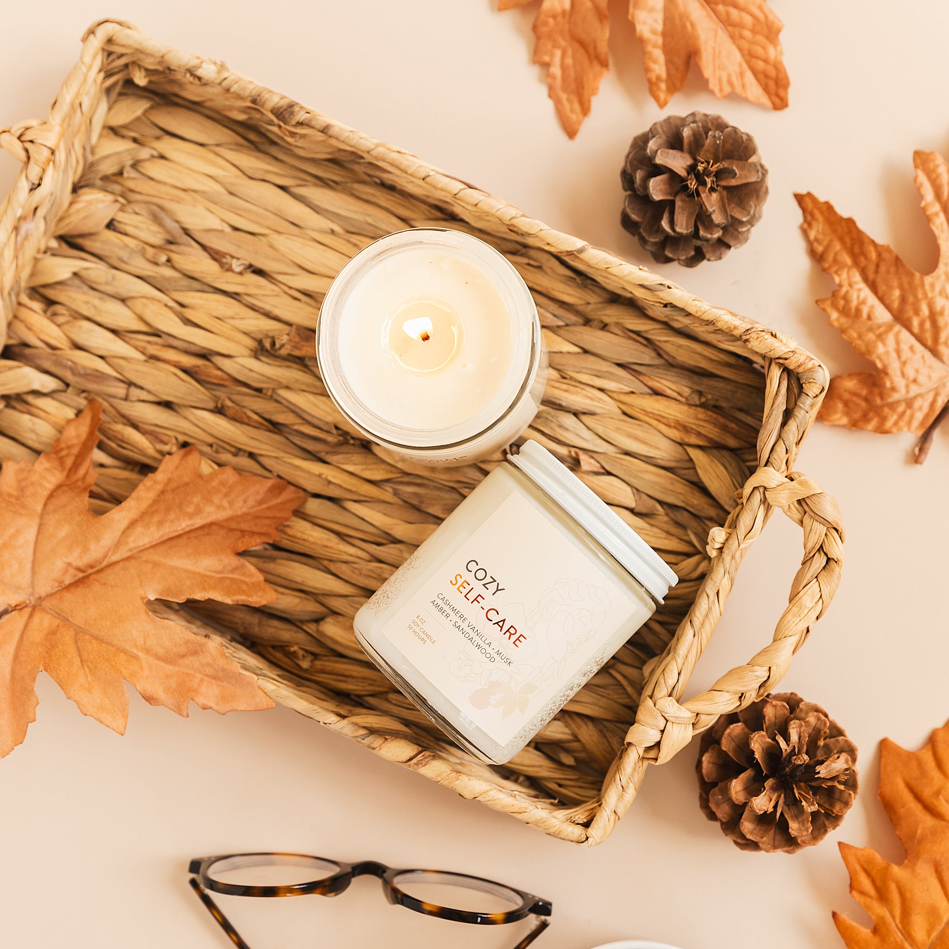 Cozy Self-Care – Warm Soy Candle for Comfort & Relaxation