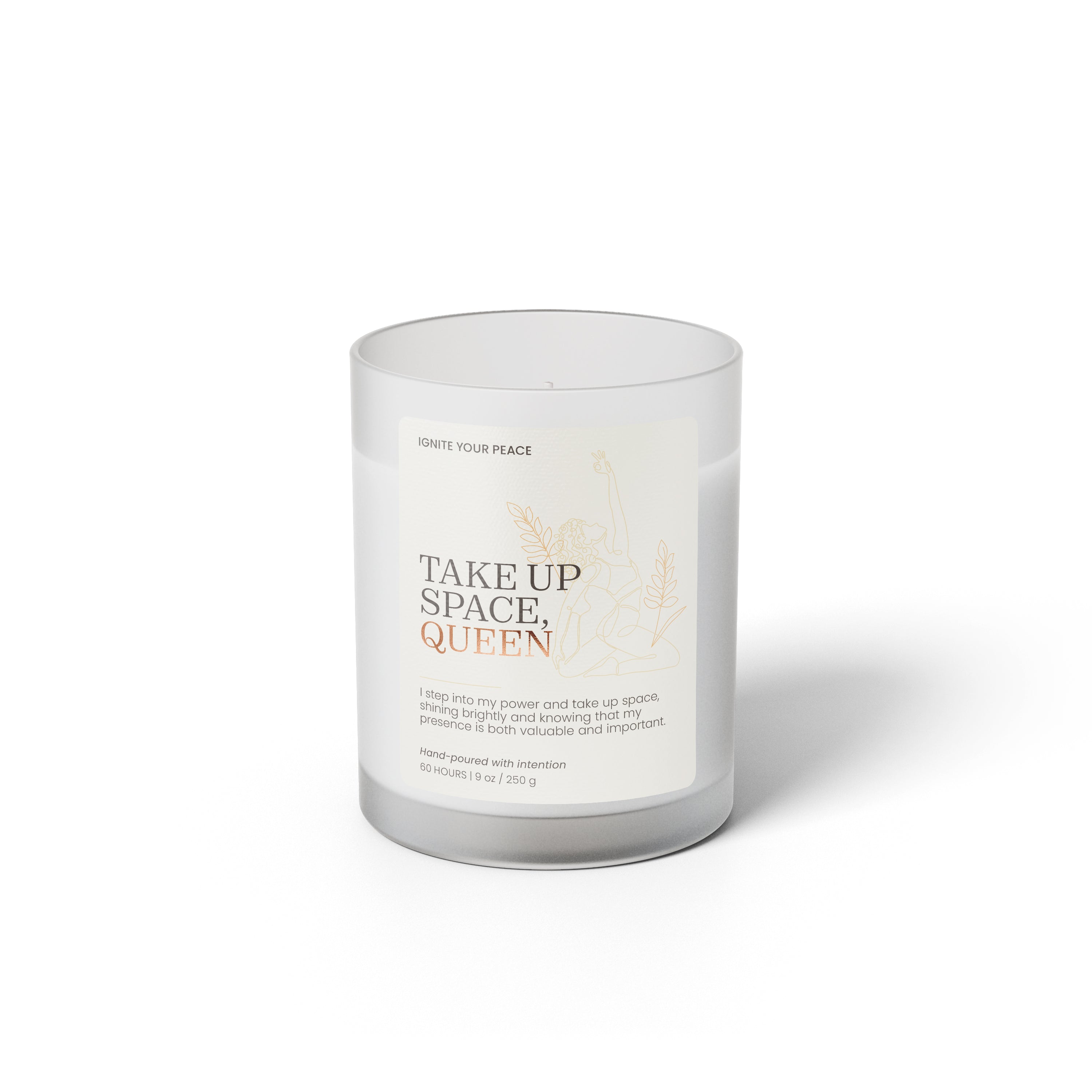 Take Up Space, Queen – Affirmation Soy Candle